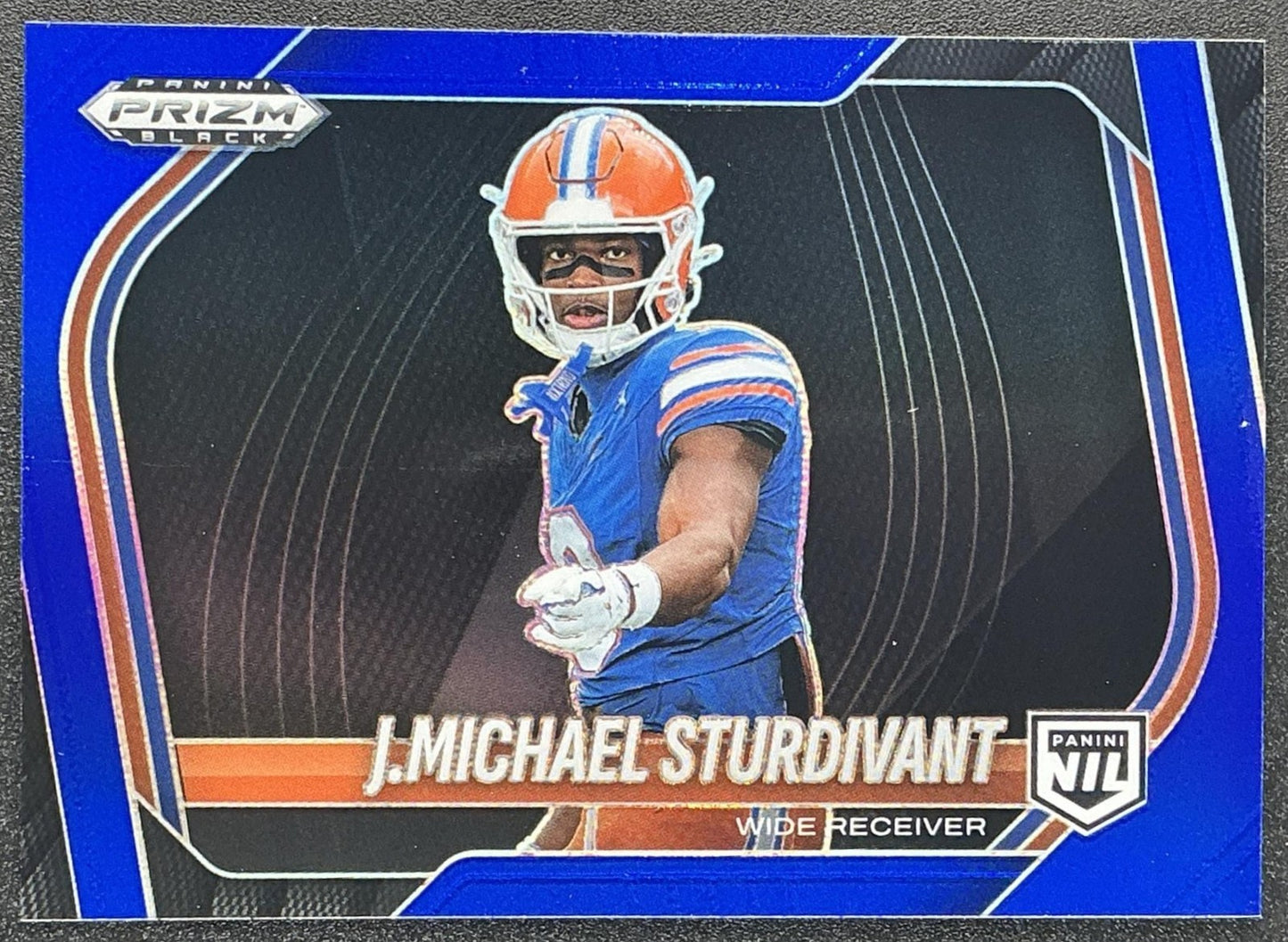 J.MICHAEL STURDIVANT 2025 PANINI PRIZM BLACK #184 PROSPECTS BLUE 165/199 GATORS
