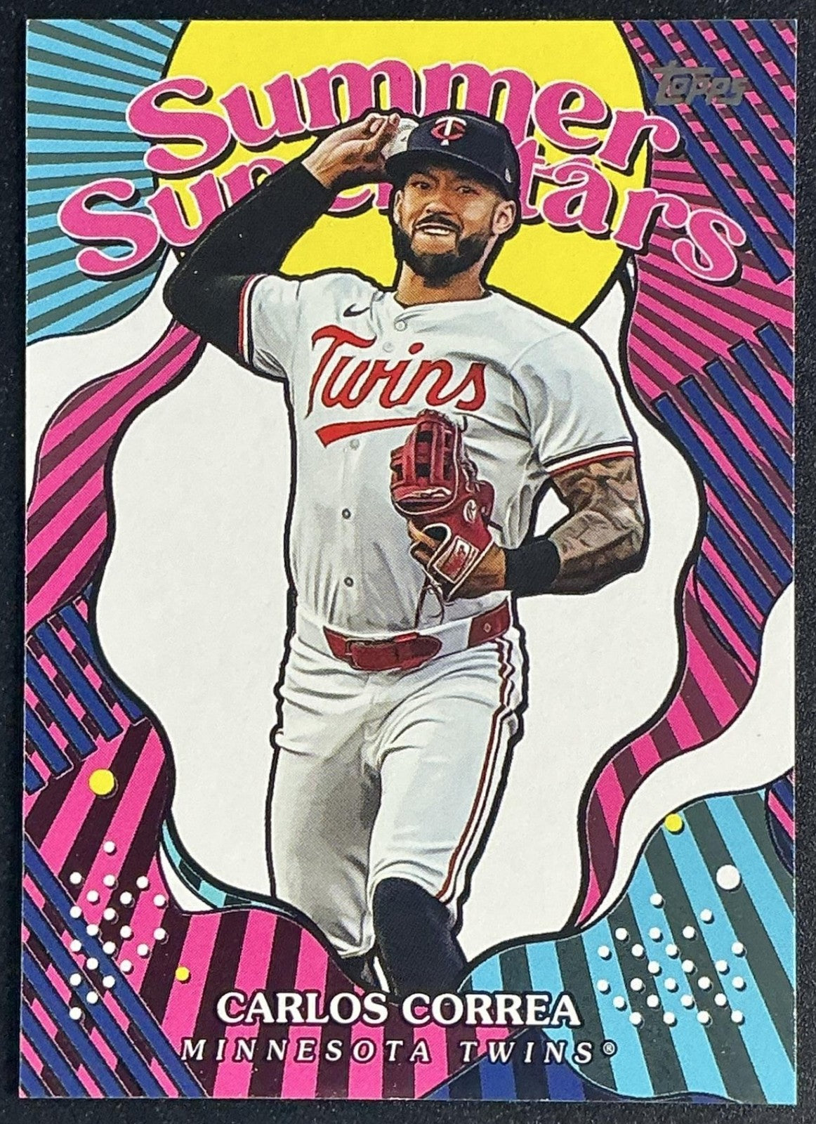 CARLOS CORREA 2025 TOPPS #SS-25 SUMMER SUPERSTARS TWINS
