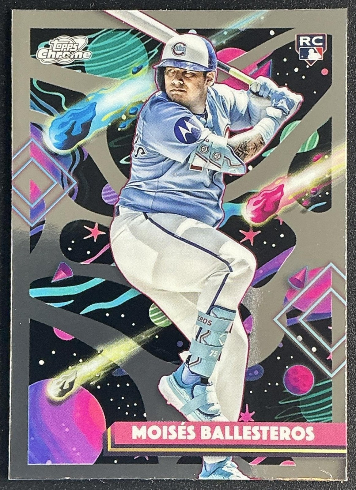 MOISES BALLESTEROS 2025 TOPPS COSMIC CHROME #58 RC CUBS