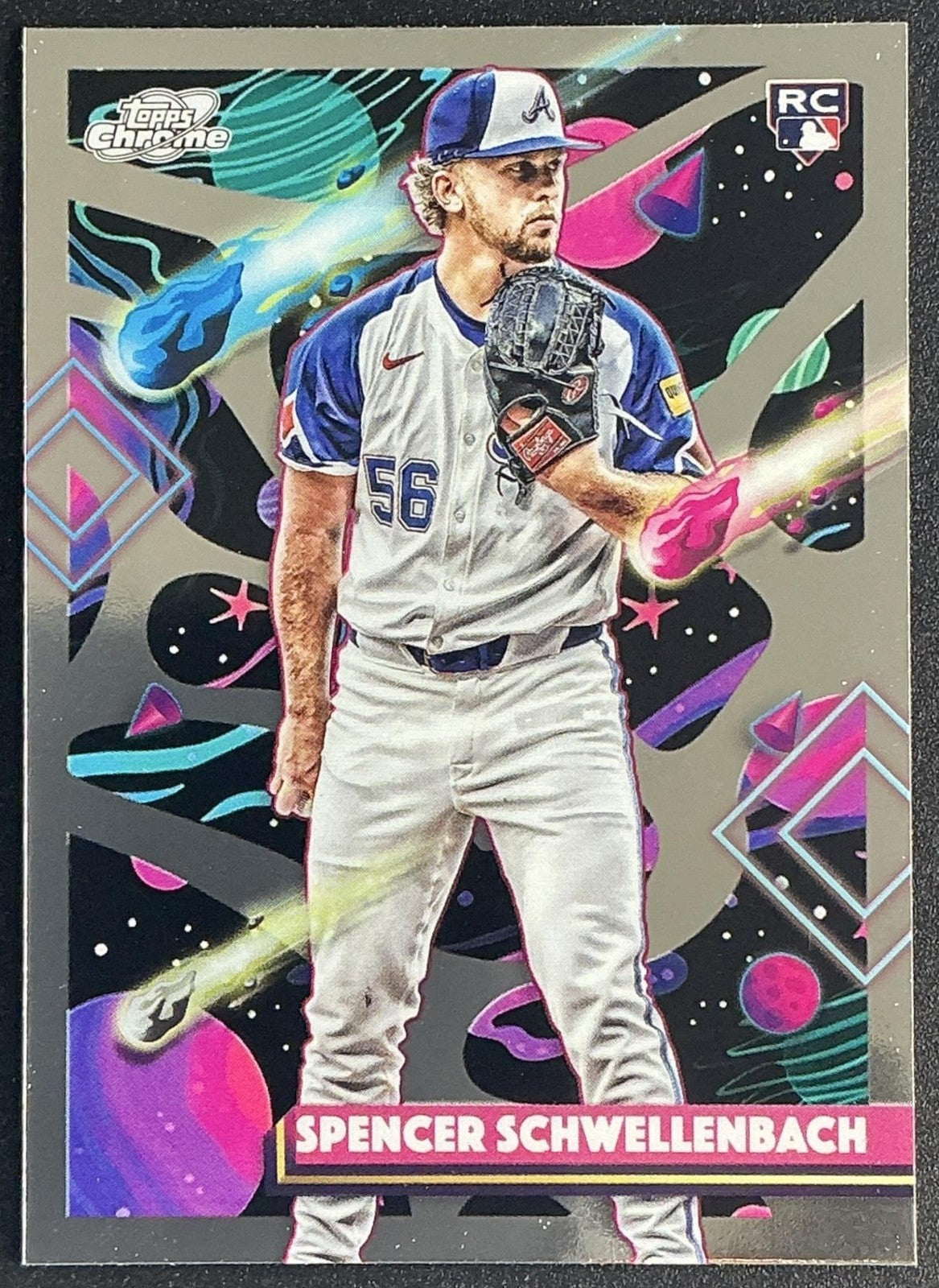 SPENCER SCHWELLENBACH 2025 TOPPS COSMIC CHROME #157 RC BRAVES