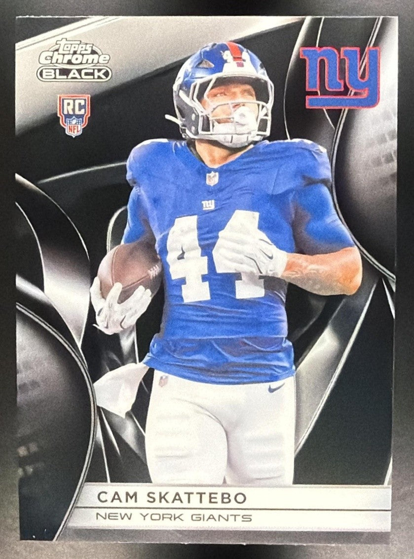 CAM SKATTEBO 2025 TOPPS CHROME BLACK #137 RC GIANTS