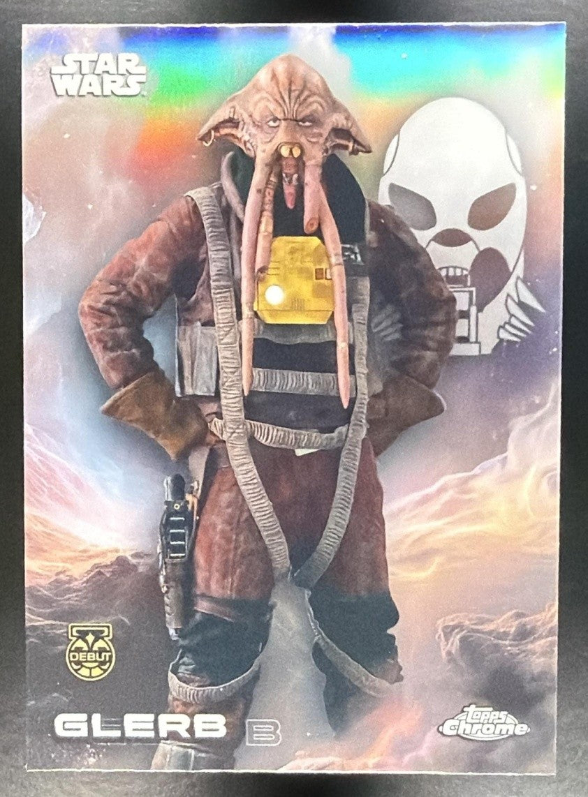 GLERB 2025 TOPPS CHROME STAR WARS #121 RAINBOW REFRACTOR