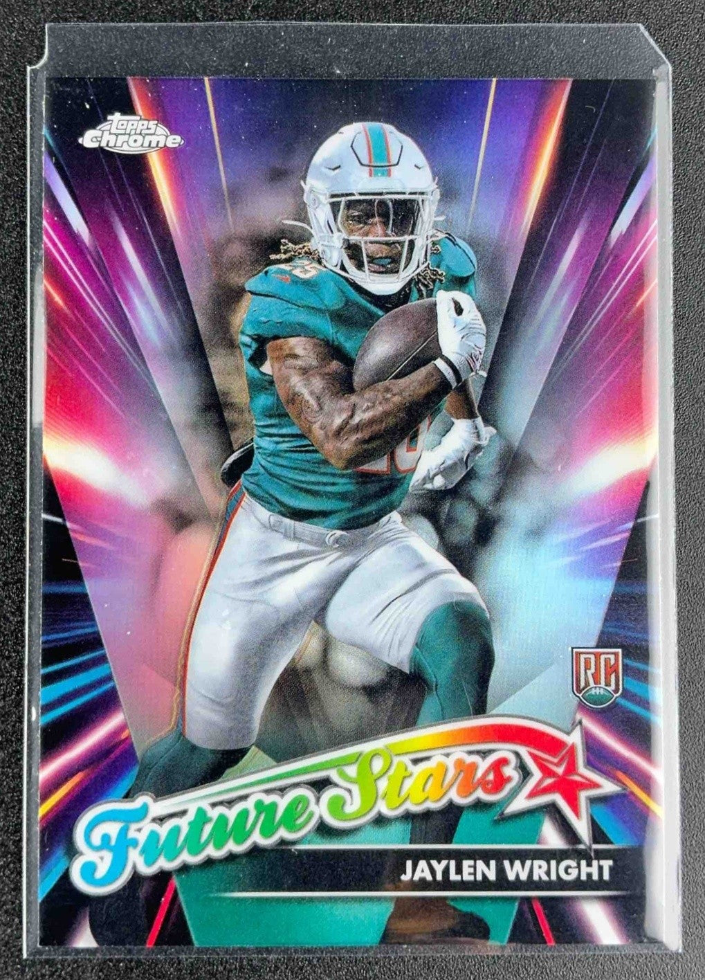 JAYLEN WRIGHT 2024 TOPPS CHROME #FS-21 FUTURE STARS RC DOLPHINS