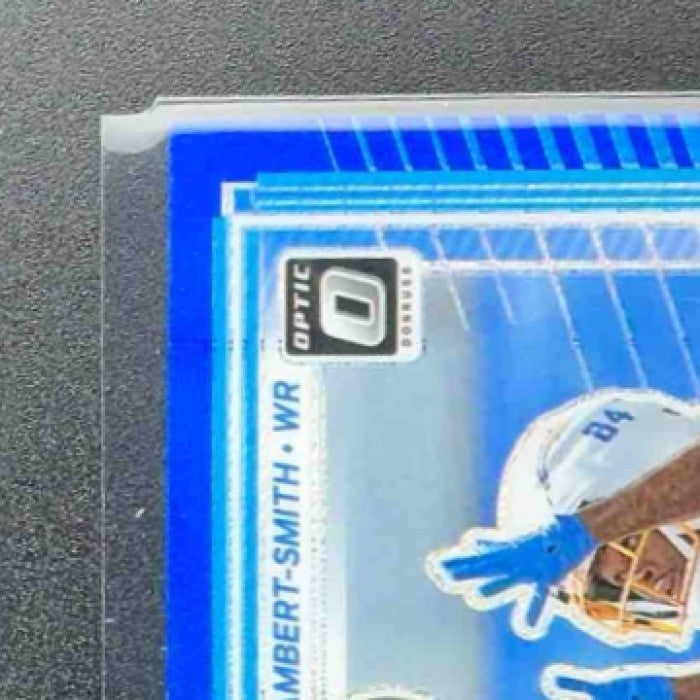 2025 Panini Donruss Optic KeAndre Lambert-Smith Rated Rookie Blue Hyper Prizm
