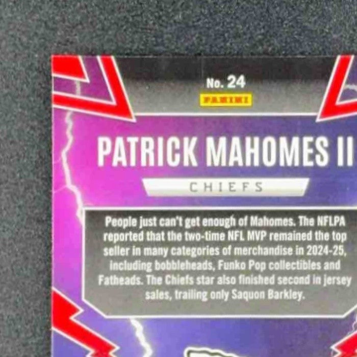 PATRICK MAHOMES II 2025 PANINI PHOENIX #24 THUNDERBIRDS CHIEFS