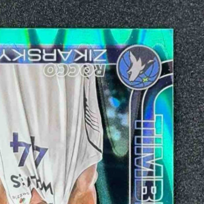2025 Topps Chrome Rocco Zikarsky #296 RayWave Aqua Refractor /199 RC