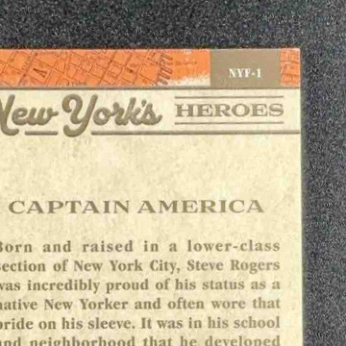 CAPTAIN AMERICA 2026 TOPPS BROOKLYN COLLECTION MARVEL #NYF-1 NEW YORK'S HEROES