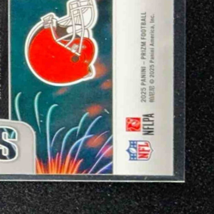 QUINSHON JUDKINS 2025 PANINI PRIZM #19 FIREWORKS BROWNS