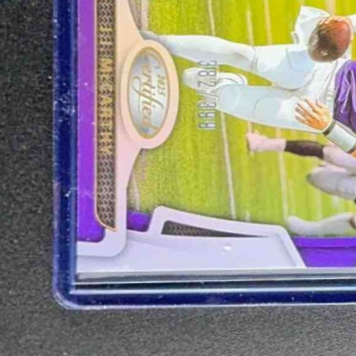 J.J. MCCARTHY 2025 PANINI CERTIFIED #66 MIRROR 382/399 VIKINGS