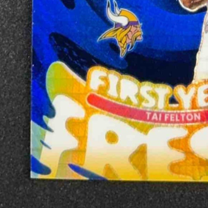 2025 PANINI DONRUSS OPTIC TAI FELTON FIRST YEAR FRESH BLUE HYPER PRIZM RC