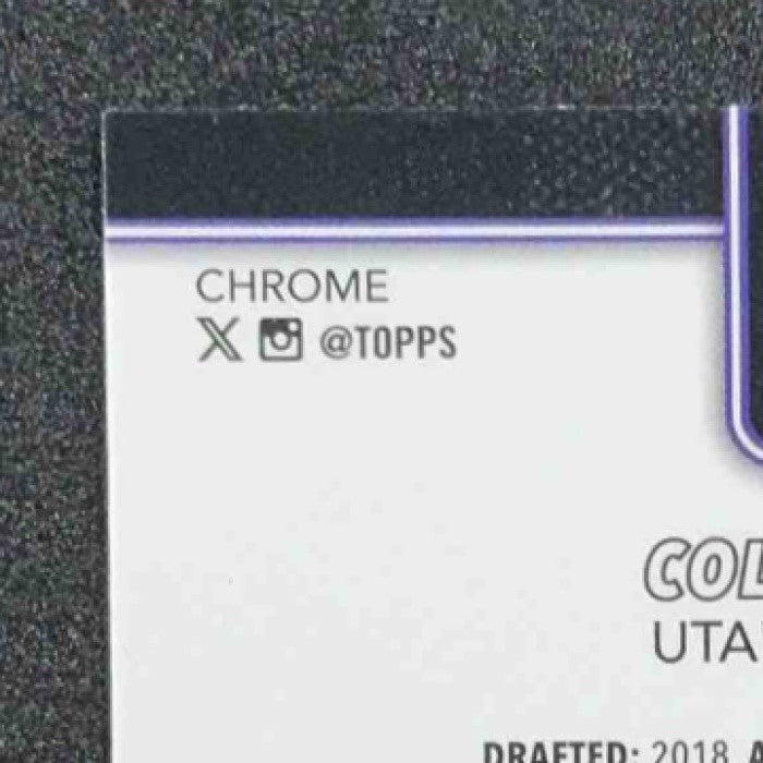 COLLIN SEXTON 2025-26 TOPPS CHROME #210 REFRACTOR JAZZ