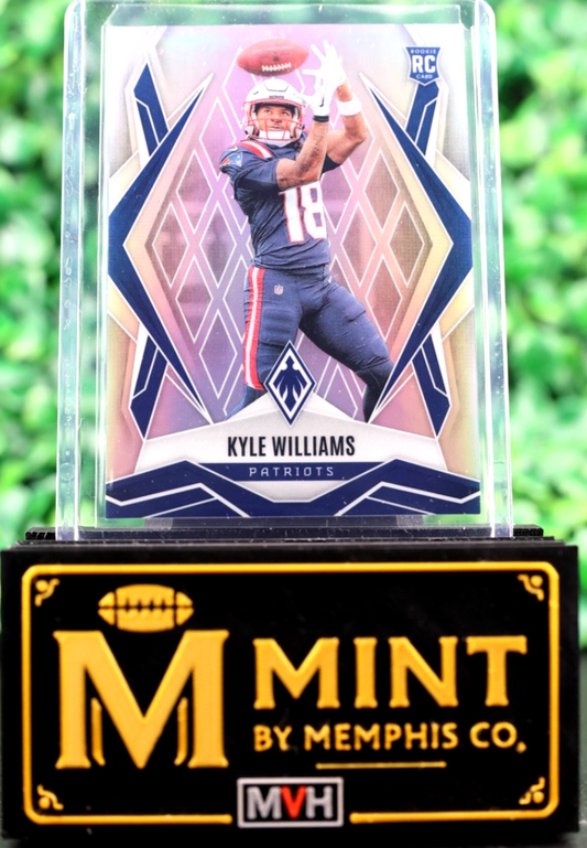 KYLE WILLIAMS 2025 PANINI PHOENIX #163 SILVER RC PATRIOTS