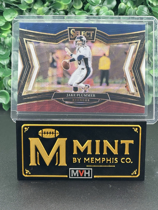 JAKE PLUMMER 2024 PANINI SELECT FOOTBALL #446 FIELD LEVEL TRI-COLOR PRIZM /99