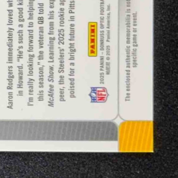 2025 Panini Donruss Optic Will Howard Rookie Phenoms Blue Hyper Prizm RC