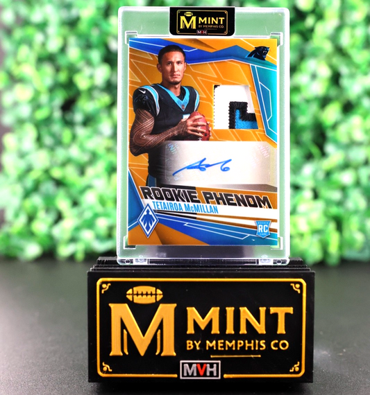 TETAIROA MCMILLAN 2025 PHOENIX ROOKIE RPA RC PATCH AUTO GOLD 10/10 SSP BOOKEND