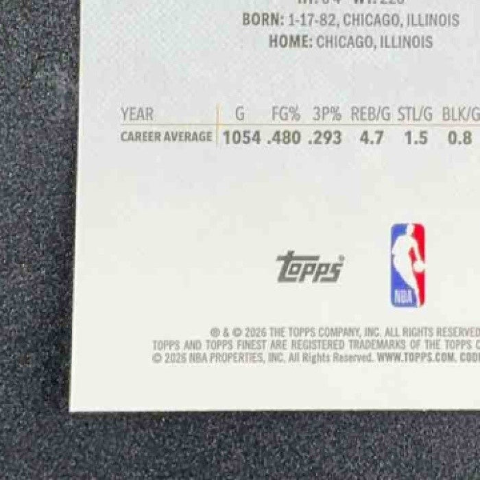 DWYANE WADE 2025-26 TOPPS FINEST #198 UNCOMMON HEAT