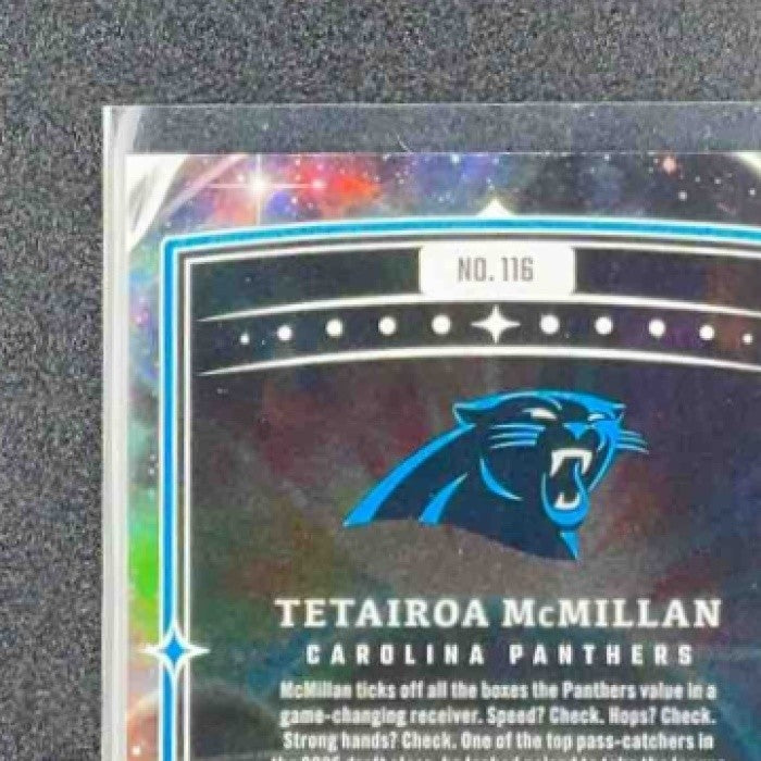 TETAIROA MCMILLAN 2025 PANINI ORIGINS #116 ROOKIE RC PANTHERS