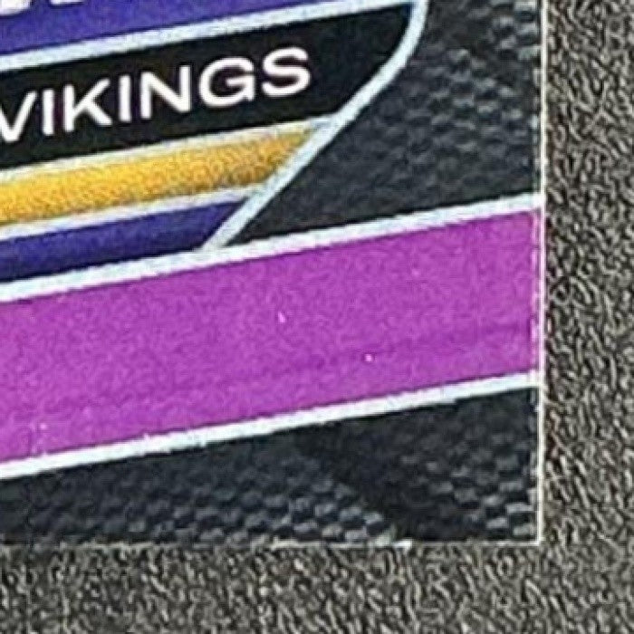 CRIS CARTER 2025 PANINI PRIZM BLACK #86 PURPLE /99 VIKINGS