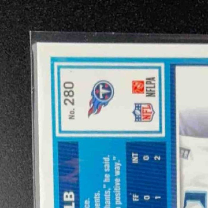 2025 Panini Donruss Optic Oluwafemi Oladejo #280 Rated Rookie Blue Hyper Prizm