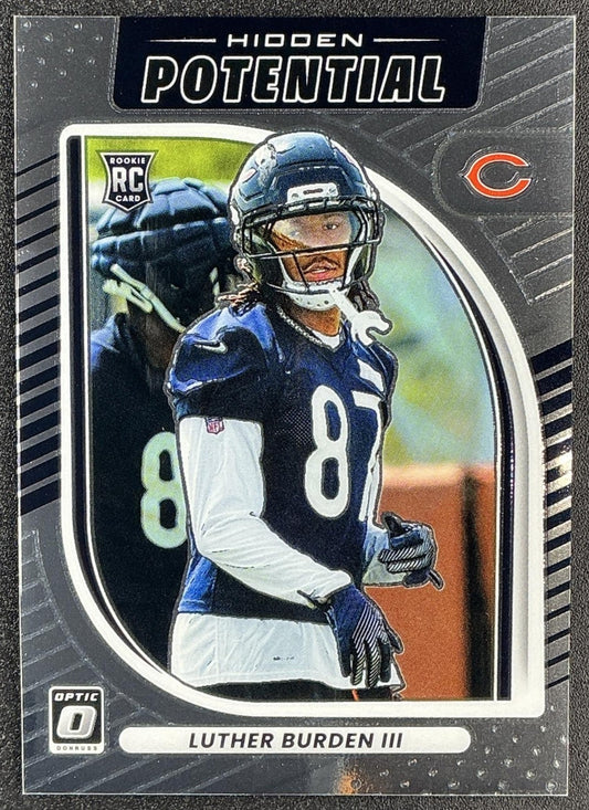 LUTHER BURDEN III 2025 PANINI DONRUSS OPTIC #16 HIDDEN POTENTIAL RC BEARS