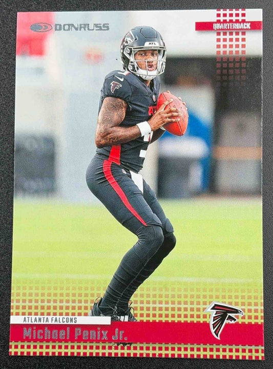 MICHAEL PENIX JR. 2024 PANINI DONRUSS #25 RETRO 2004 RC FALCONS