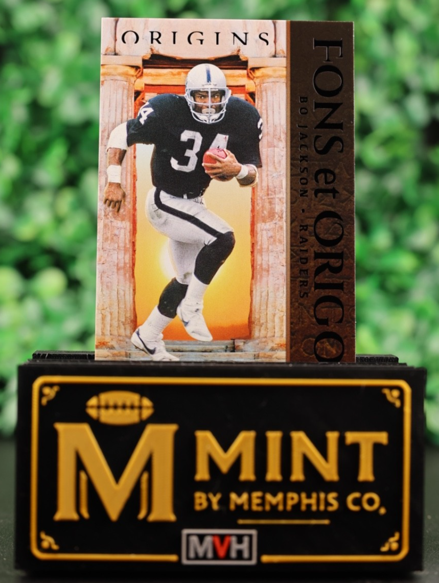 BO JACKSON 2025 ORIGINS FONS ET ORIGO CASE HIT SSP RAIDERS