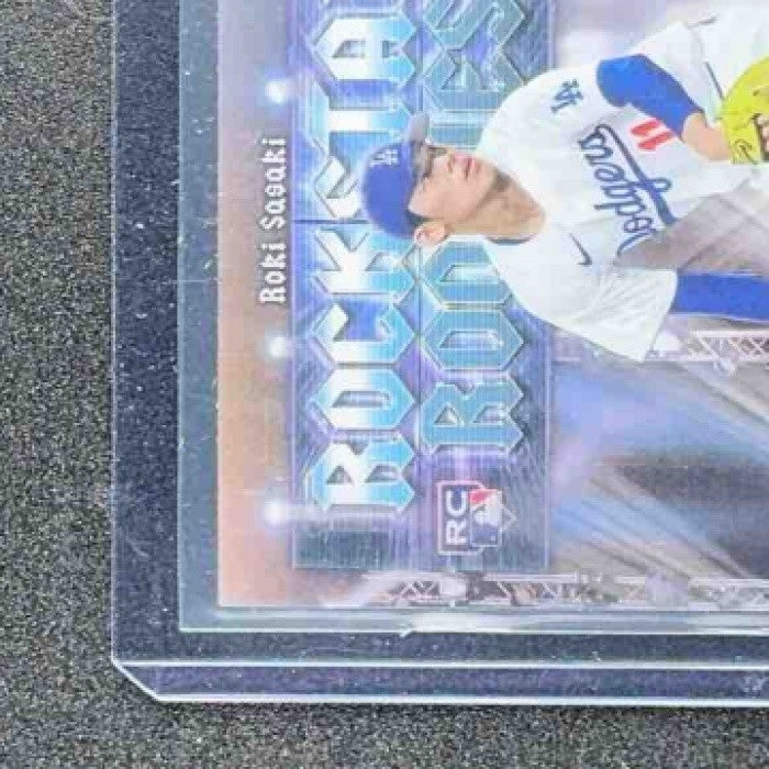 ROKI SASAKI 2025 BOWMAN #RR-20 ROCKSTAR ROOKIES CHROME RC DODGERS