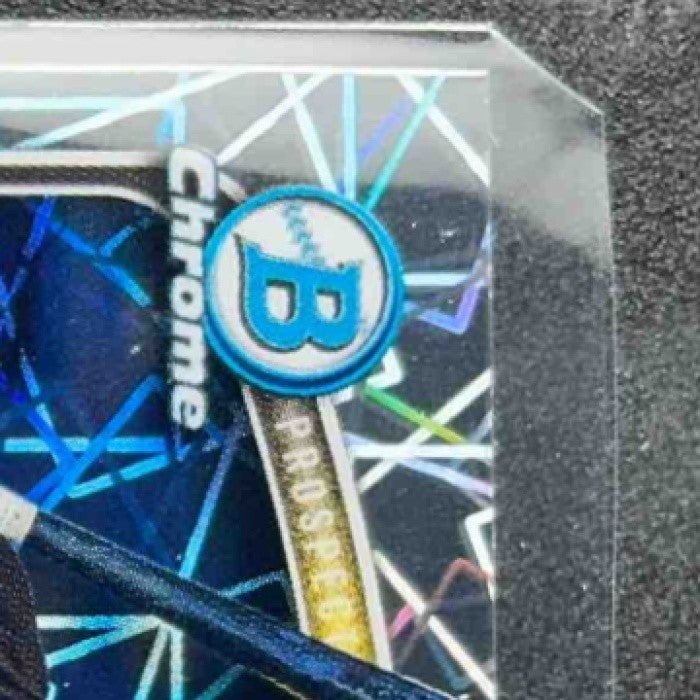 TY HARVEY 2025 BOWMAN DRAFT #BDC-58 CHROME LASER REFRACTOR 1ST PADRES