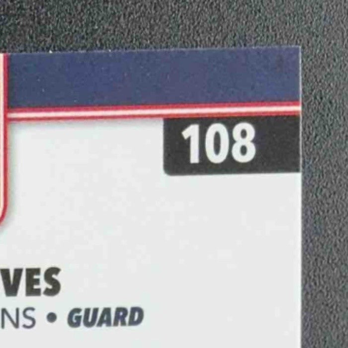 ANTONIO REEVES 2025-26 TOPPS CHROME #108 RED, WHITE & BLUE REFRACTOR PELICANS