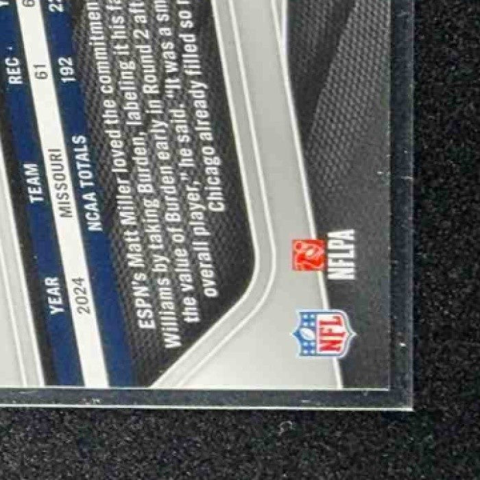 LUTHER BURDEN III 2025 PANINI PRIZM #331 NEON GREEN PULSAR RC BEARS