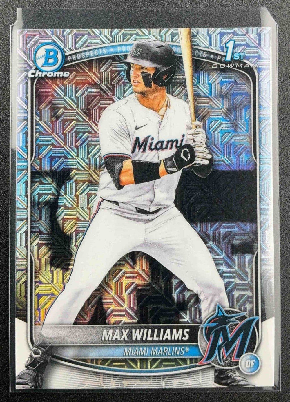 2025 Bowman Draft Max Williams #BDC-68 Chrome Mojo Refractor 1st Prospect