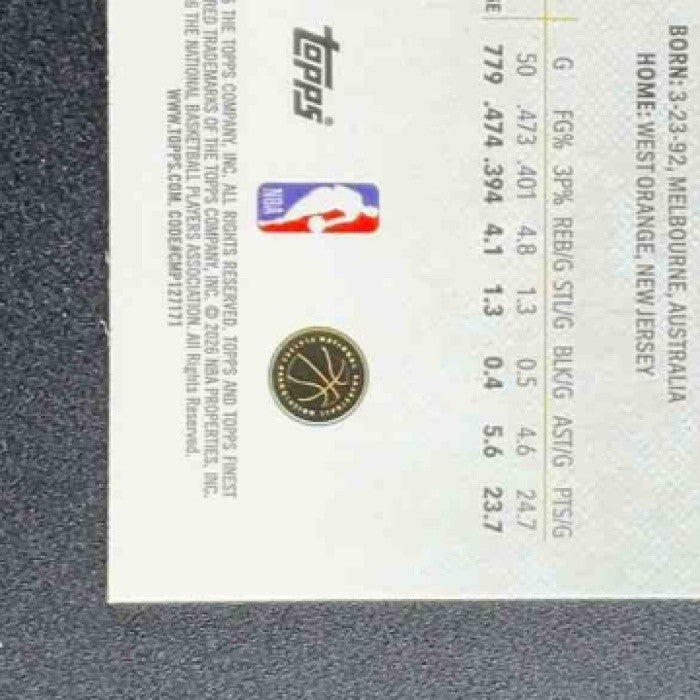 KYRIE IRVING 2025-26 TOPPS FINEST #87 COMMON MAVERICKS