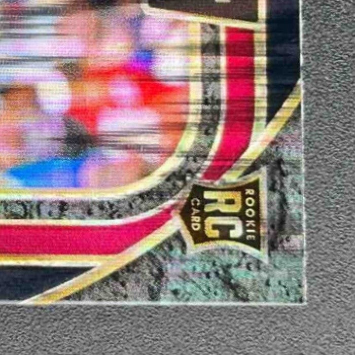 2024 Panini Select Marvin Harrison Jr. Premier Black and Orange Prizm Shock RC