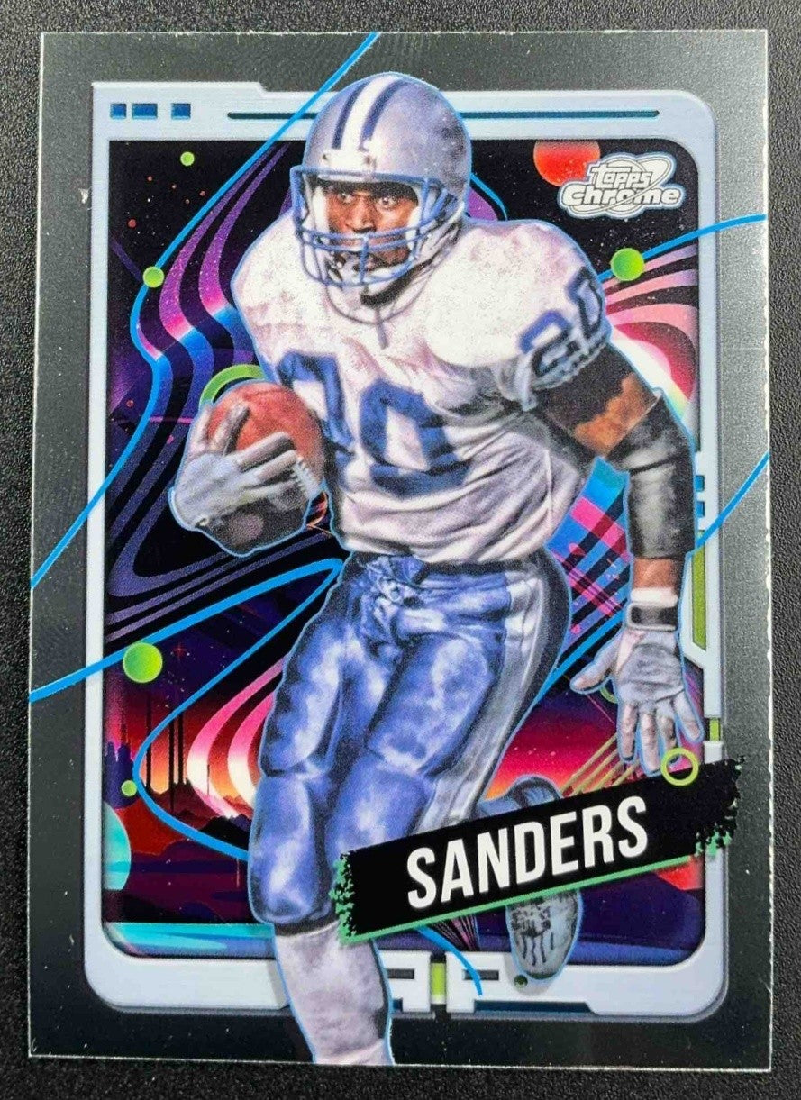 BARRY SANDERS 2024 TOPPS COSMIC CHROME #31 LIONS