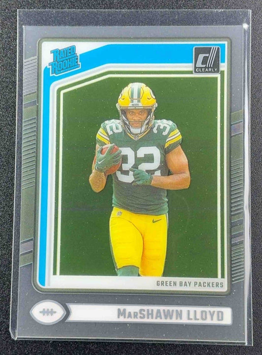 MARSHAWN LLOYD 2024 PANINI CLEARLY DONRUSS #78 RATED ROOKIE PACKERS