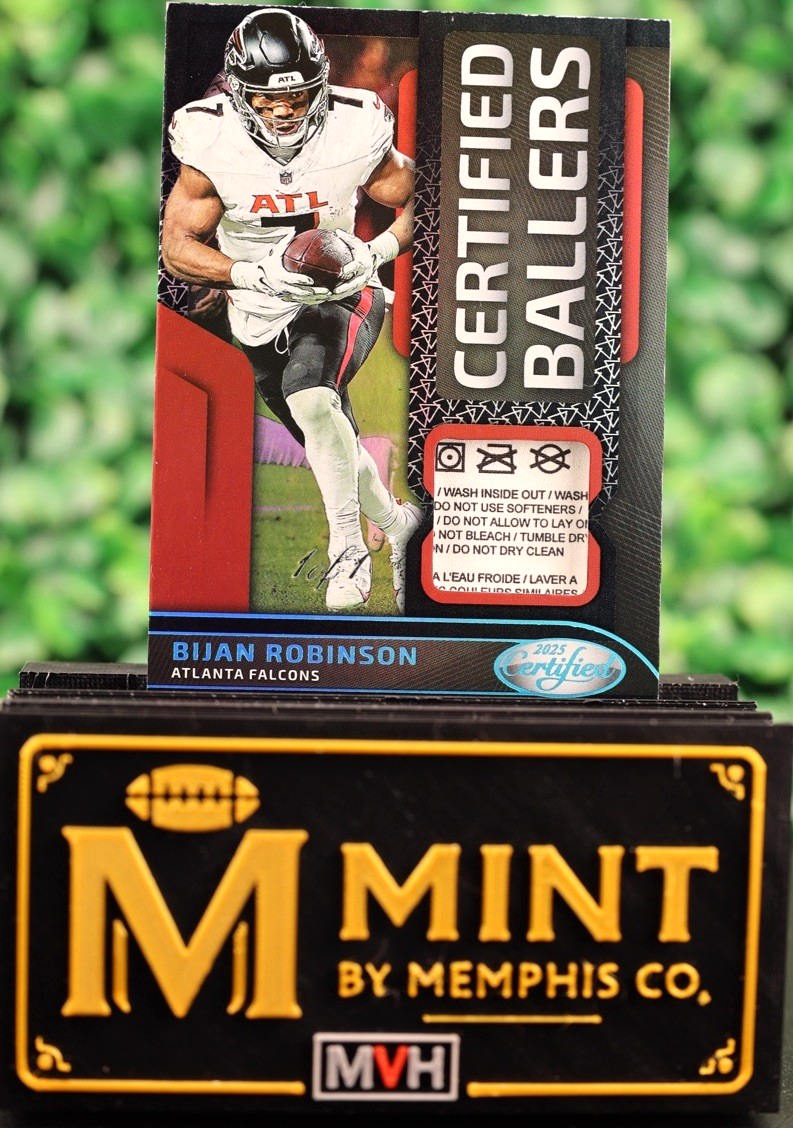 BIJAN ROBINSON 2025 CERTIFIED FOTL 1/1 CERTIFIED BALLERS ONE OF ONE SSP FALCONS