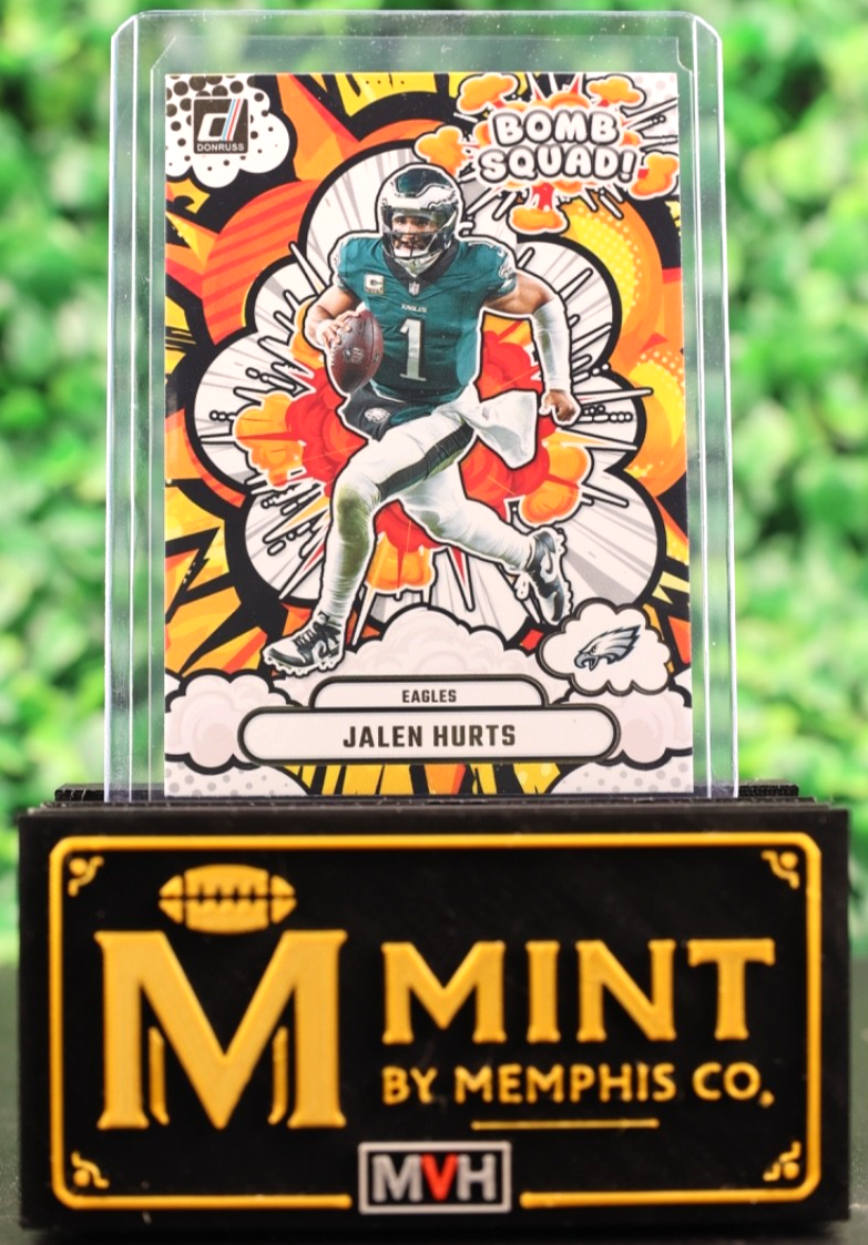 JALEN HURTS 2025 PANINI DONRUSS BOMB SQUAD PHILADELPHIA EAGLES
