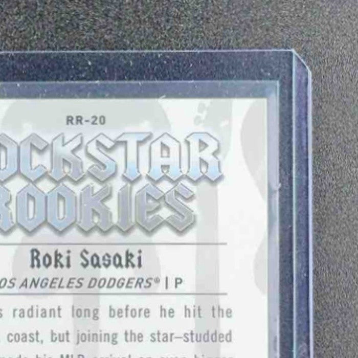 ROKI SASAKI 2025 BOWMAN #RR-20 ROCKSTAR ROOKIES CHROME RC DODGERS