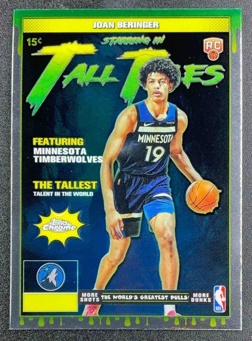 JOAN BERINGER 2025-26 TOPPS CHROME #TT-25 TALL TALES RC TIMBERWOLVES