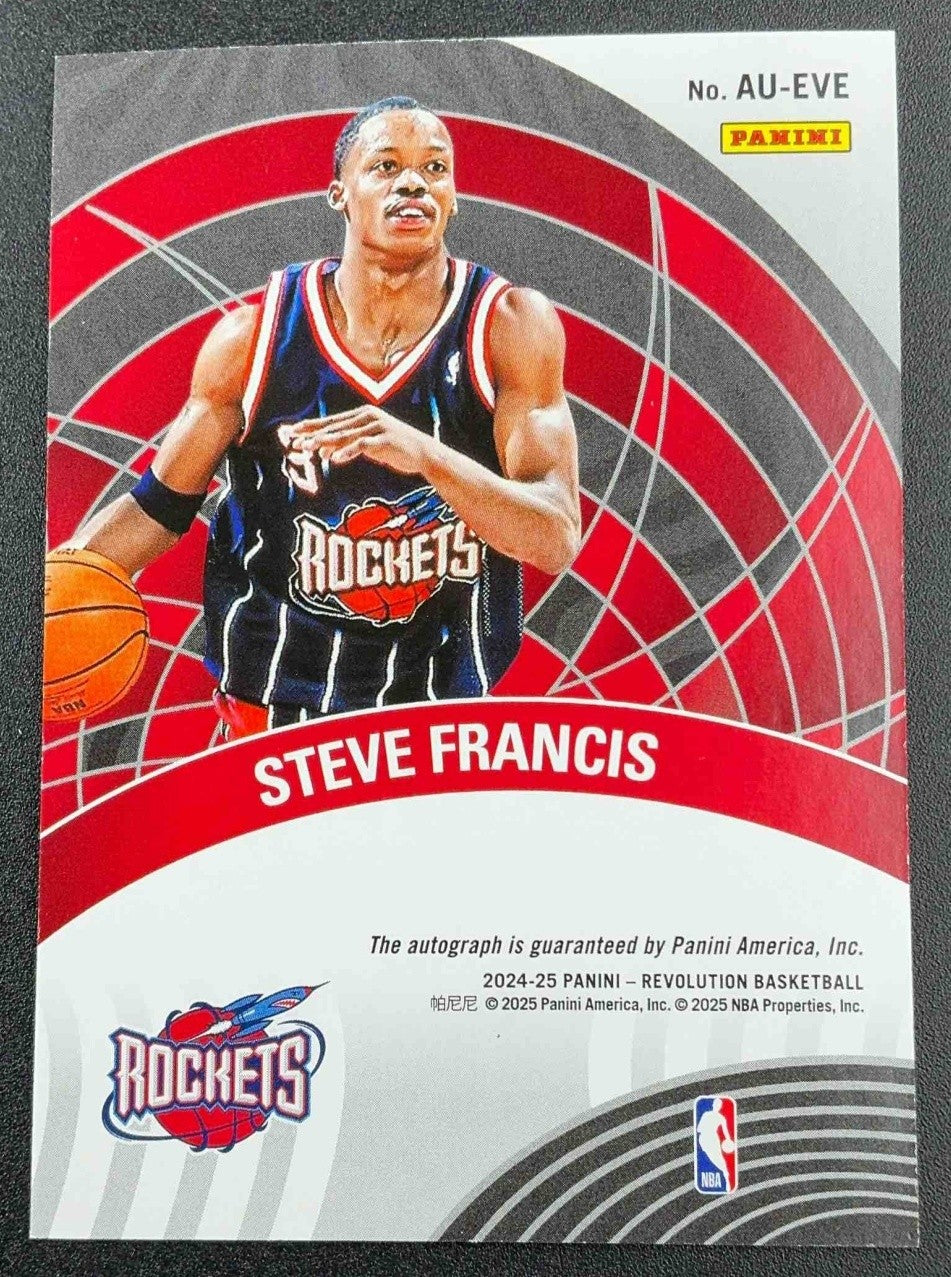 STEVE FRANCIS 2024-25 PANINI REVOLUTION #AU-EVE AUTO ROCKETS