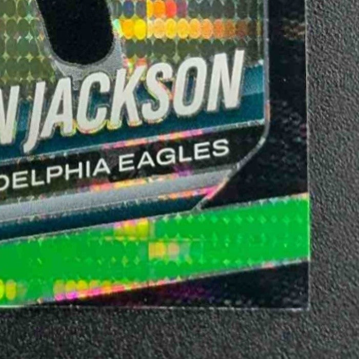 DESEAN JACKSON 2025 PANINI PRIZM #294 NEON GREEN PULSAR EAGLES
