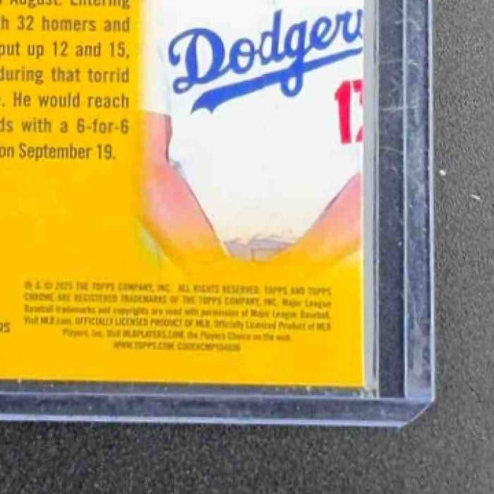 SHOHEI OHTANI 2025 TOPPS CHROME #CAE-1 ALL-ETCH DODGERS