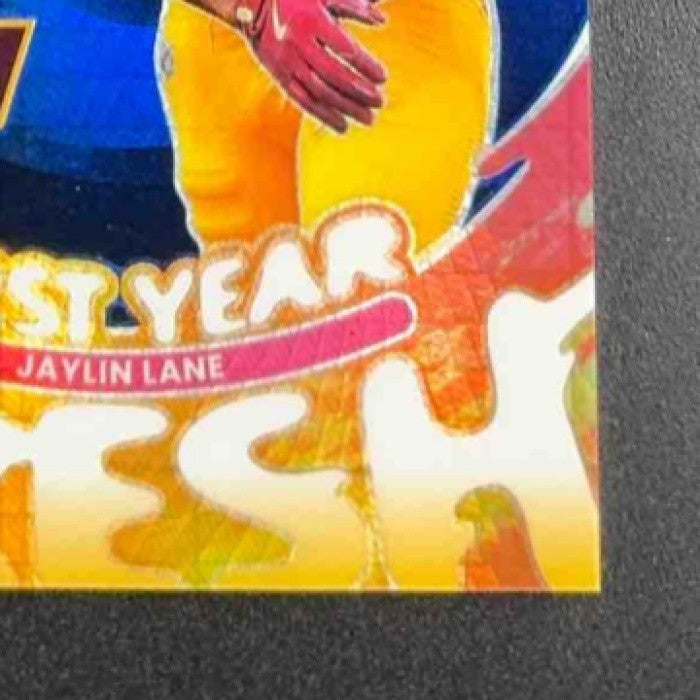 2025 Panini Donruss Optic Jaylin Lane First Year Fresh Blue Hyper Prizm RC