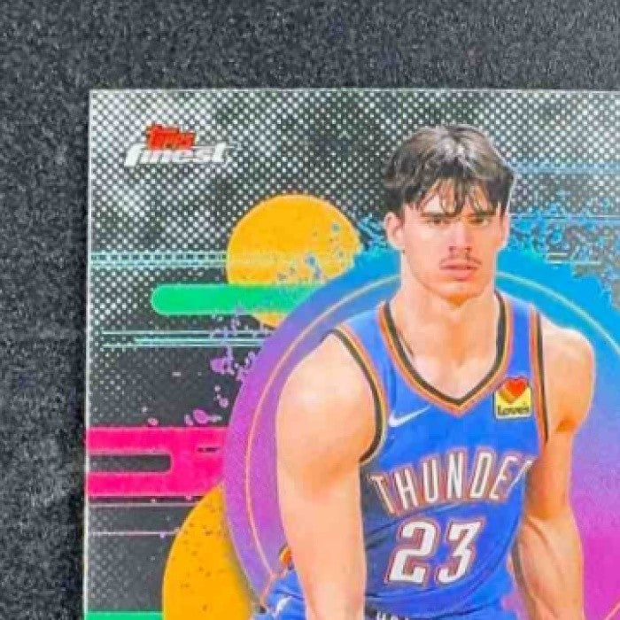 BROOKS BARNHIZER 2025-26 TOPPS FINEST #134 UNCOMMON RC THUNDER