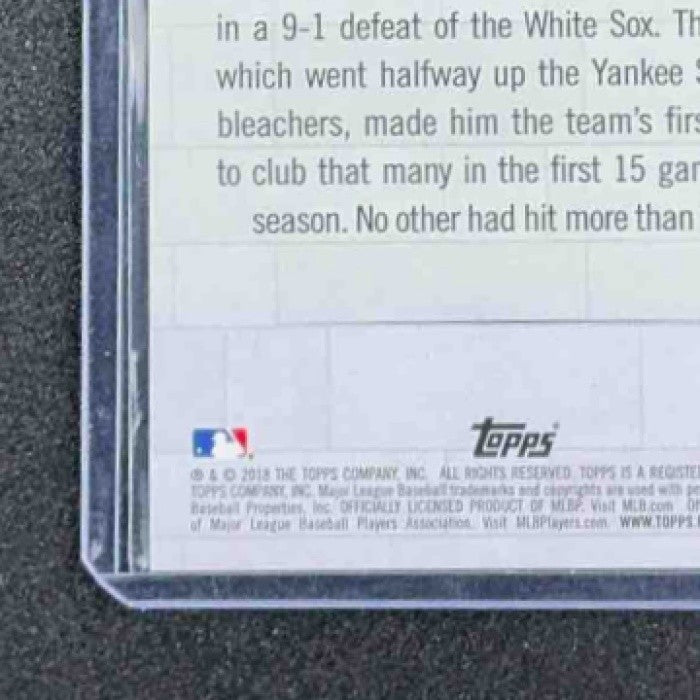 AARON JUDGE 2018 TOPPS #AJ-1 HIGHLIGHTS YANKEES