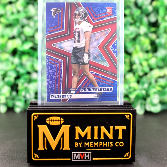 XAVIER WATTS 2025 PANINI ROOKIES & STARS RC BLUE /149 FALCONS