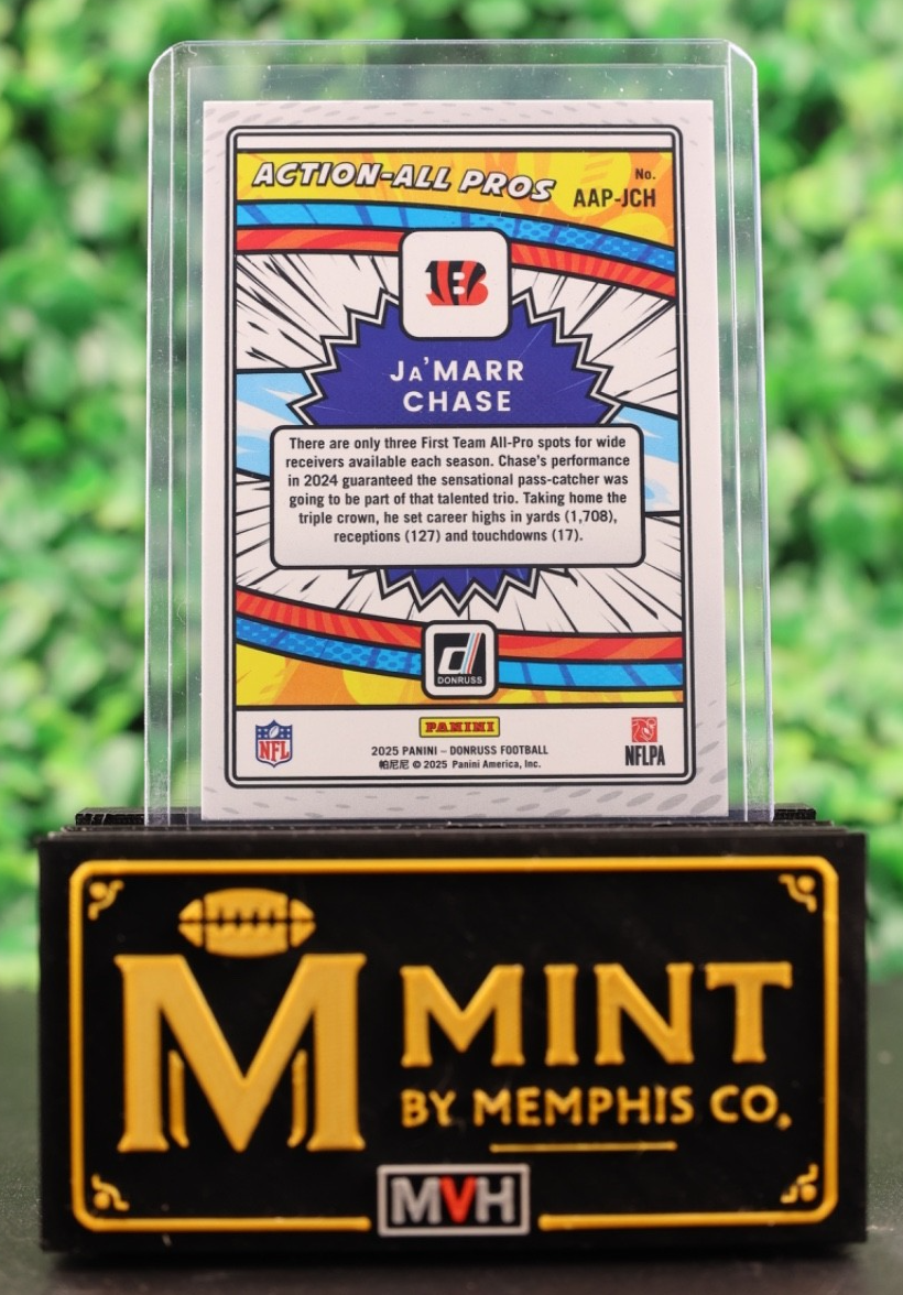 2025 Panini Donruss Action All-Pros Ja'Marr Chase #AAP-JCH Bengals