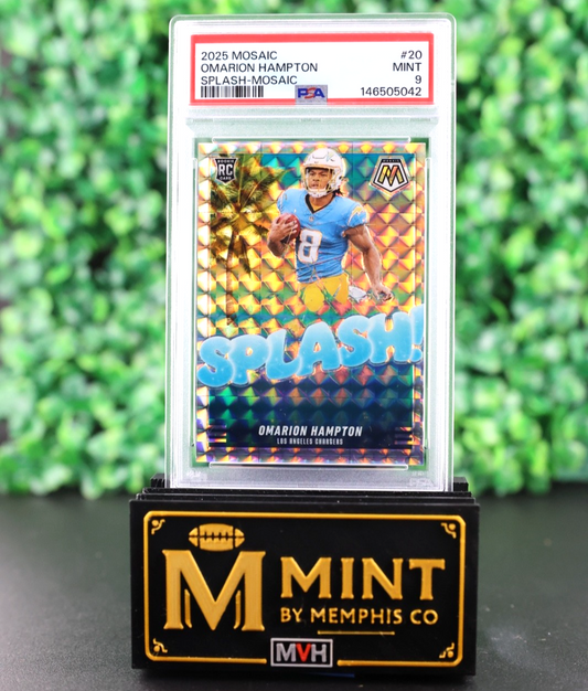 2025 PANINI MOSAIC SPLASH OMARION HAMPTON SPLASH MOSAIC RC CHARGERS