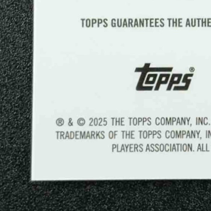 2025 Topps Midnight Thomas Sorber #MSR-TS Sun Rookie Signatures RC Auto