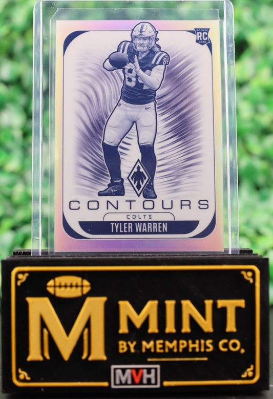 TYLER WARREN 2025 PANINI PHOENIX CONTOURS #14 RC COLTS